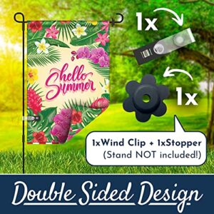 Yard Flags with Anti-Wind Clip and Stopper, Garden Flags, Garden Flag Set, Yard Flags for All Seasons 12x18, Seasonal Garden Flags Set, Seasonal Garden Flags, Garden Flags Set (12 Flags Set)