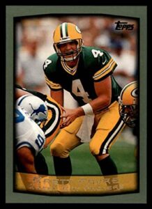 1999 topps # 250 brett favre green bay packers (football card) nm/mt packers southern miss