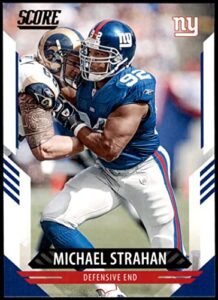 2021 score # 61 michael strahan new york giants-fb (football card) nm/mt giants-fb texas southern