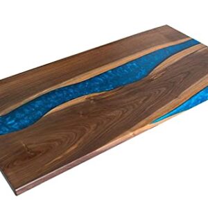 Epoxy Table, Live Edge Wooden Table, Epoxy Resin River Table, Natural Wood,Dining Table, Natural Epoxy Table, Resin Table