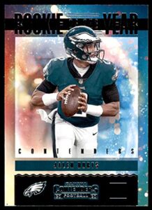 2020 panini contenders jalen hurts"rookie of the year" rc #ry-jhu mint