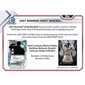 2021 Bowman Draft Baseball Hobby Lite Box (10 Packs/16 Cards: 5 Parallels)