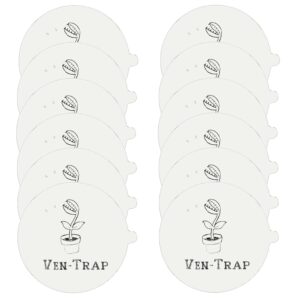 12 pack -flea trap refill disc 7.1"– fits victor, bugmd, aspect and other flea dome traps - replacement sticky glue pads – bugs, fleas, flies, mosquitos - fleas refill pads