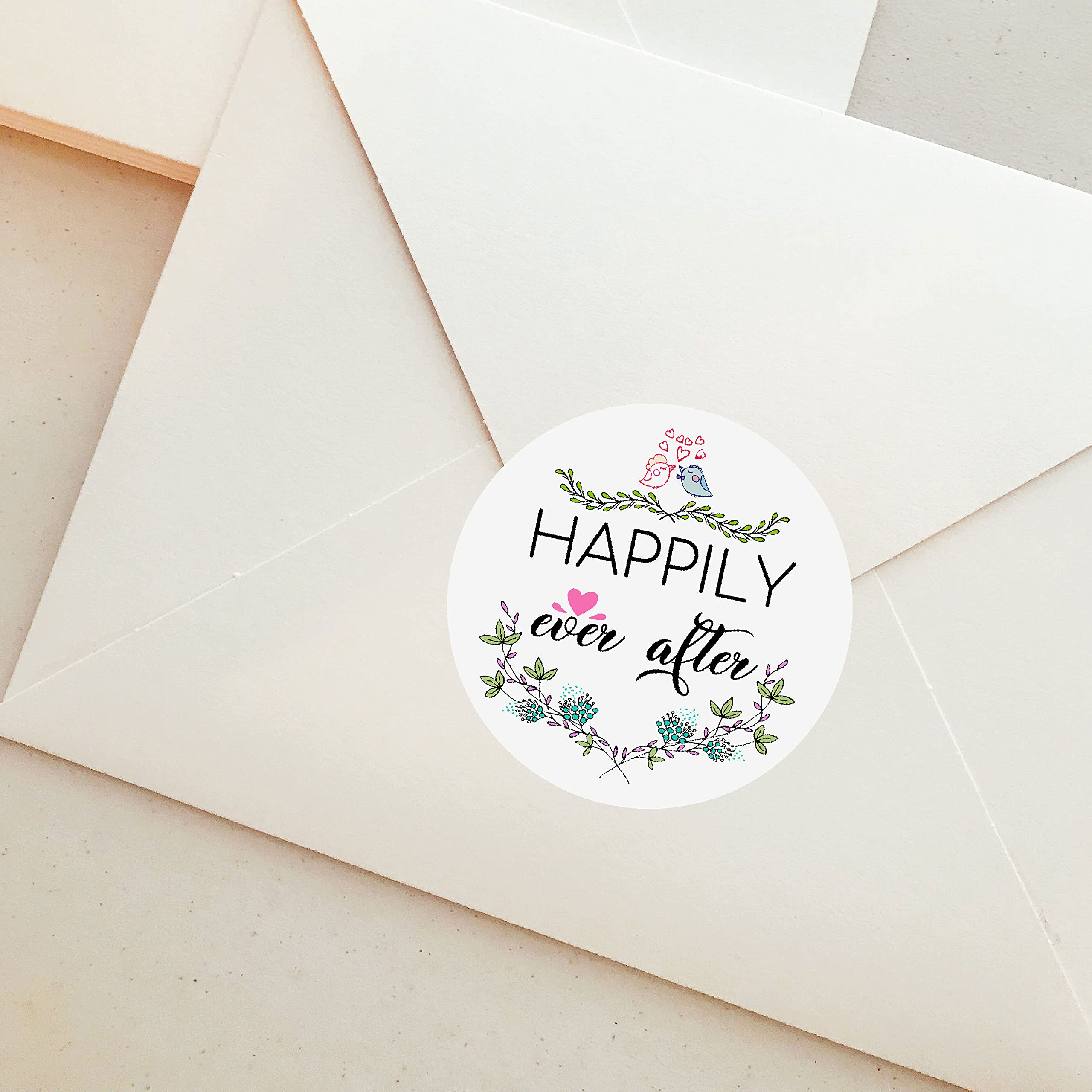 Happily Ever After Wedding Favor Wedding Stickers Wedding Favor Gift Labels Stickers-120PCS