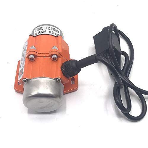 Hsing 100W Concrete Vibrator Vibration Motor with Speed Controller, AC 110V 3600rpm Single Phase Power Concrete Vibrators for Shaker Table (100W + Controller)