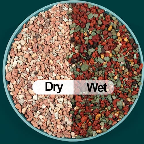 2lb Horticultural Lava Rocks Bonsai Succulent Cactus Potting Soil Mix Planter Drainage Volcanic Stones Air Plant Terrarium Pumice Tiny Gravel Pebbles for Vase Fillers, Fairy Gardening,Top Dressing