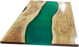 epoxy table, live edge wooden table, epoxy resin river table, natural wood,dining table, natural epoxy table, resin table 42x24 inch