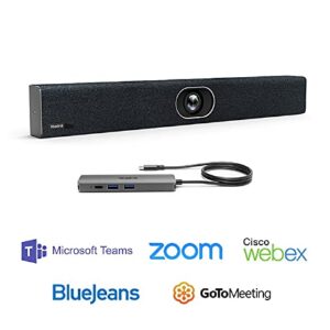 Yealink UVC40-BYOD Multi-Function Byod Room System, USB-C Supported via BYOD-Box, Compatible with PC Laptop, Microsoft Teams Certified Zoom Certified Video Conference Camera