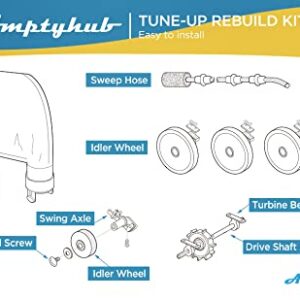 Amptyhub Rebuild Repair Kit Replacement for Zodiac Polaris Automatic Pool Cleaner 180 280