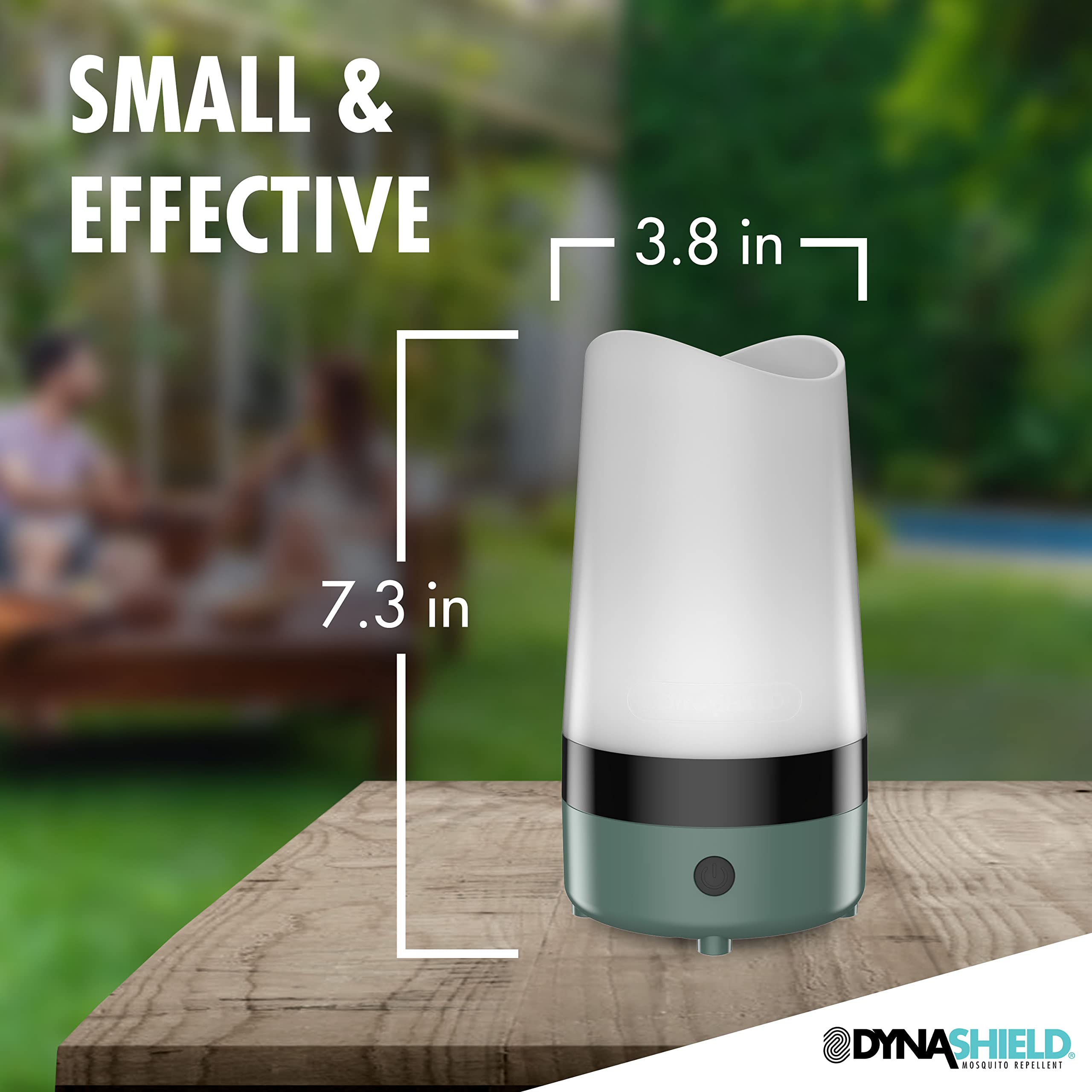 DynaShield DS1000-MSSR Outdoor Mosquito Deterrent Device - Uses Natural Essential Oils - No DEET