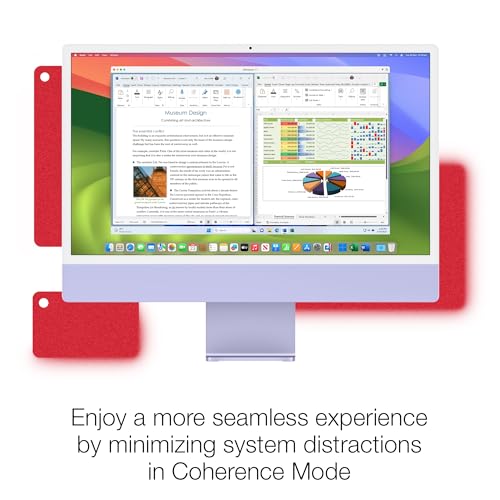 Parallels Desktop 19 for Mac Pro Edition | Run Windows on Mac Virtual Machine Software | Authorized by Microsoft | 1 Year Subscription [Mac Key Card]