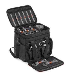 Trunab Double-Layer Carrying Case Compatible with Jackery Portable Power Station Explorer 500, Battery Case with Waterproof Bottom and Upper Compartment for Charging Accessories