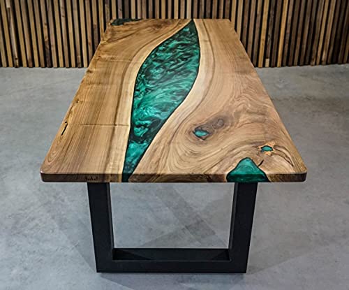 Epoxy Table, Epoxy Resin River Table, Live Edge Wooden Table, Natural Wood,Dining table, Natural Epoxy Table, Resin Table