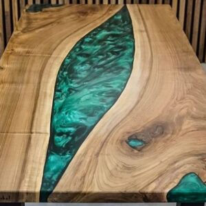 Epoxy Table, Live Edge Wooden Table, Epoxy Resin River Table, Natural Wood,Dining table, Natural Epoxy Table, Resin Table