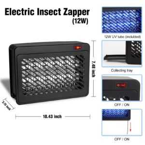 Hodiax Tap n Zap! 3800V Indoor Bug Zapper 360 Degree Mosquito Insect Killer for Moth, Wasp, Fly Use in Bedroom, Kitchen, Office, Restaurant