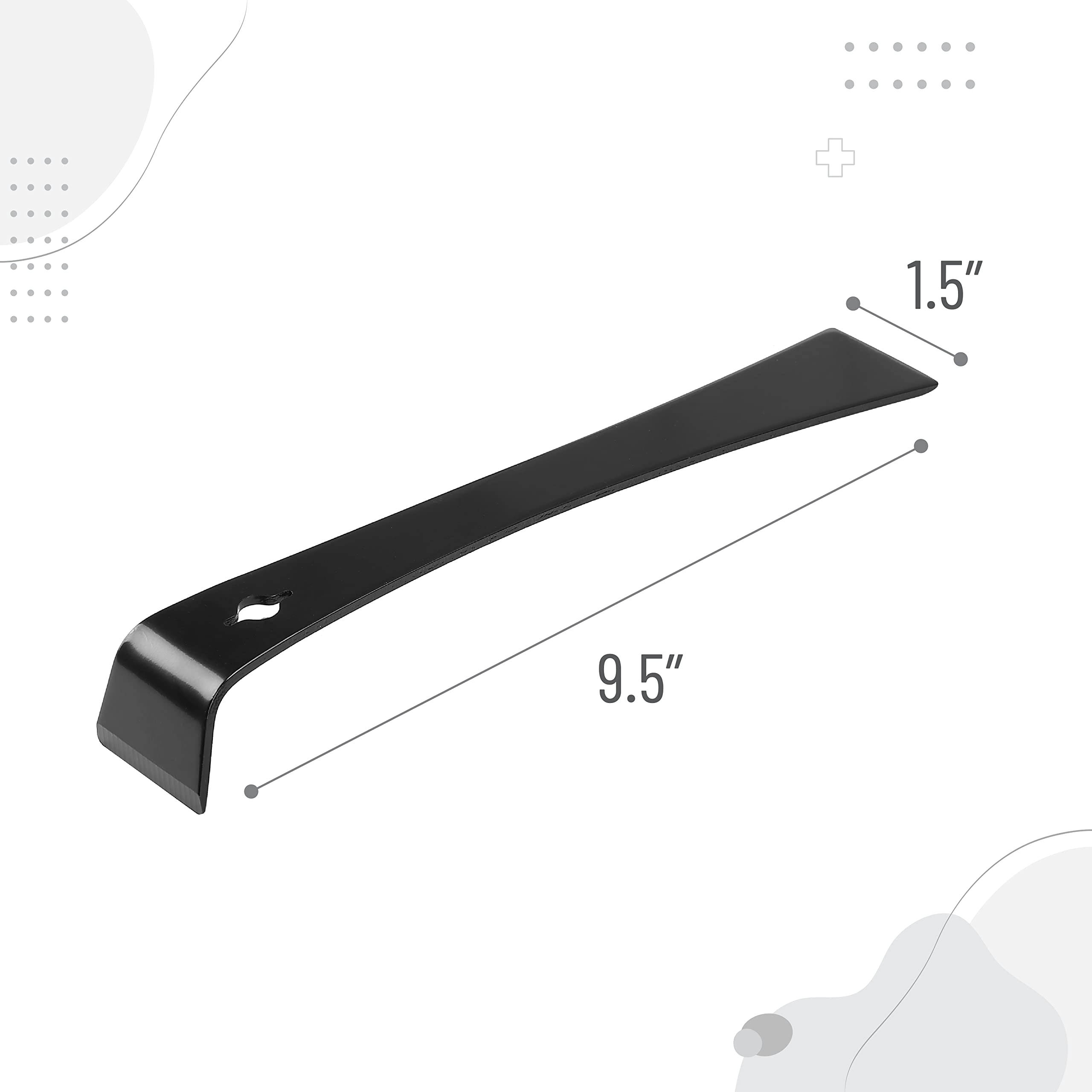 Bates- Pry Bar Scraper, 9.5-Inch, Carbon Steel, Pry Tool, Scrape and Pry Bar, Metal Pry Tool, Flat Pry Bar, Beekeeping Equipment Bee