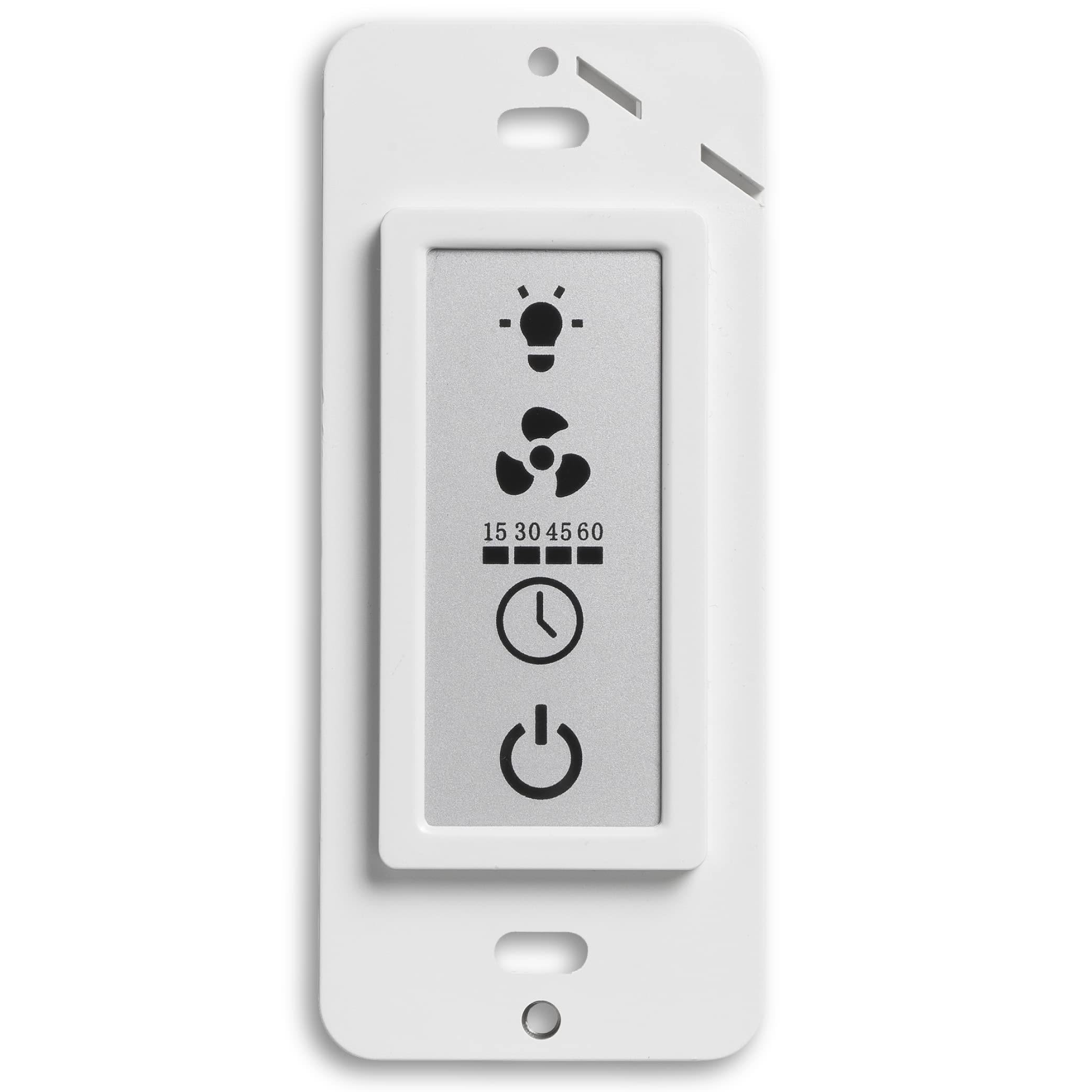 Homewerks 7150-12 LCD Bathroom Timer Switch for Ventilation Fan and Light 3 Functions