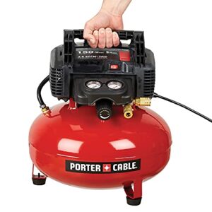 PORTER-CABLE Air Compressor, 6-Gallon, Pancake, Oil-Free (C2002-ECOM)
