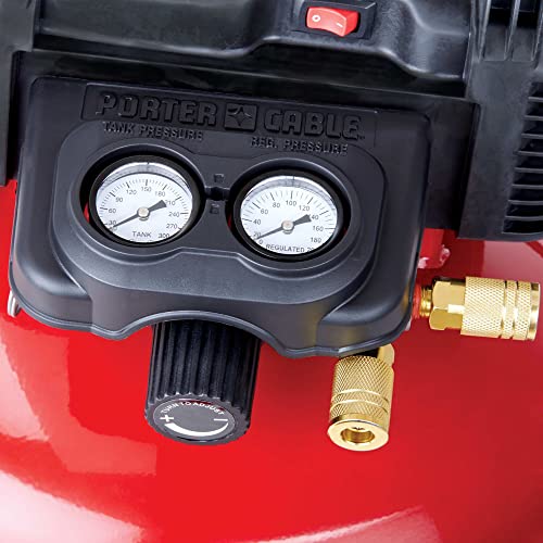 PORTER-CABLE Air Compressor, 6-Gallon, Pancake, Oil-Free (C2002-ECOM)