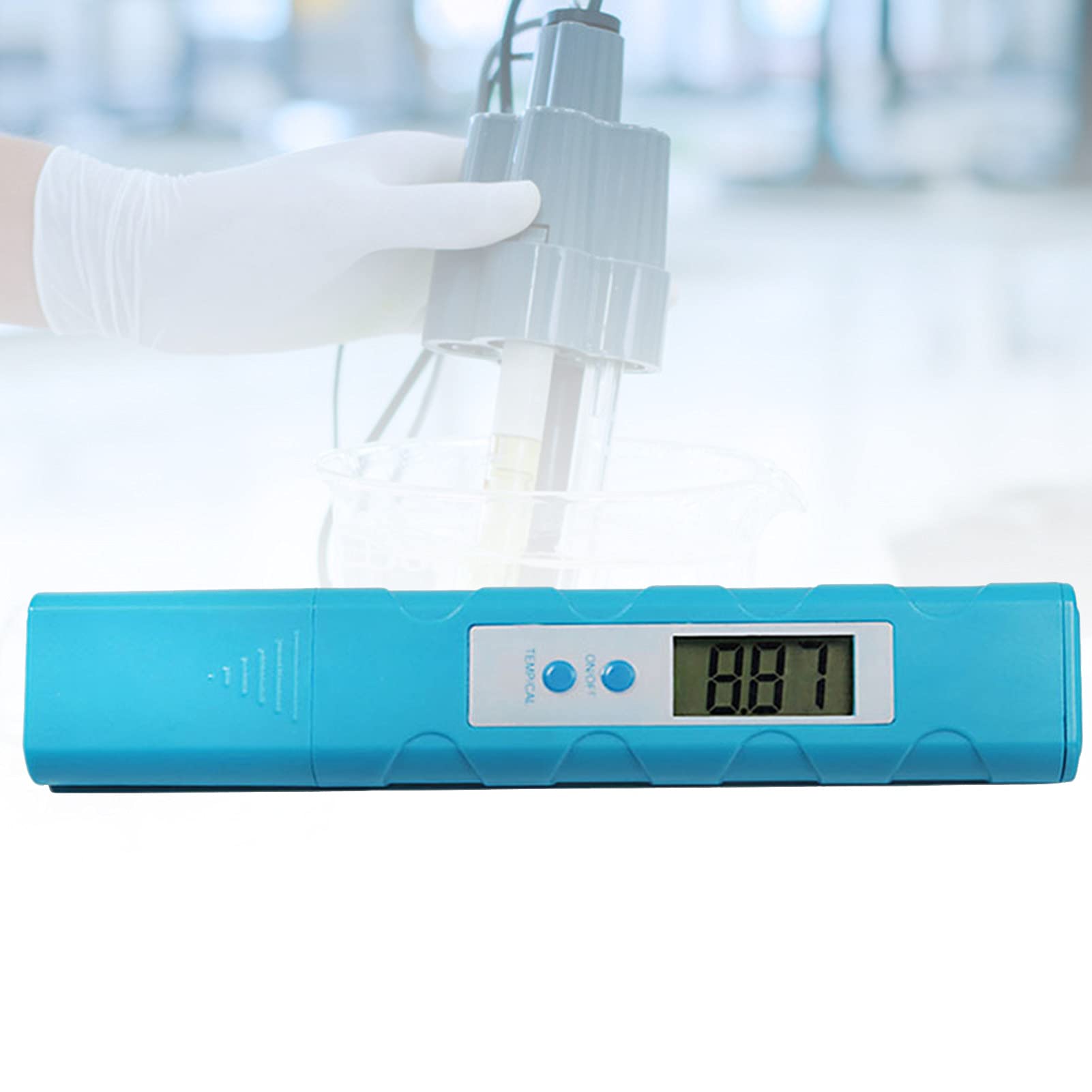 qiguch66 PH Meter High-precision Water Quality Tester Tester Handheld Pocket Size pH Tester Aquarium