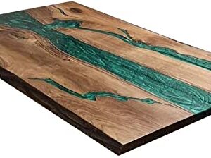 Epoxy Table, Epoxy Resin River Table, Live Edge Wooden Table, Natural Wood,Dining table, Natural Epoxy Table, Resin Table