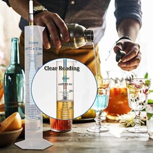 Specific Gravity Hydrometer Beer Hydrometer Alcohol Meter Alcohol Measuring Tools with 250 ml Plastic Cylinder Cleaning Brush Wine Hydrometer Test Jar for Wine, Beer