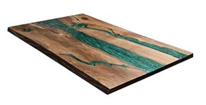epoxy table, live edge wooden table, epoxy resin river table, natural wood,dining table, natural epoxy table, resin table 42x72