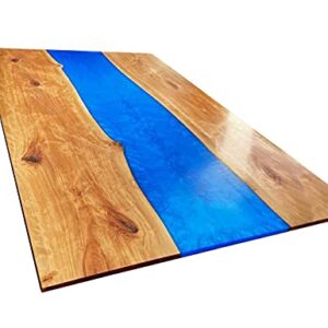 Epoxy Table, Epoxy Resin River Table, Live Edge Wooden Table, Natural Wood, Dining table, Natural Epoxy Table, Resin Table