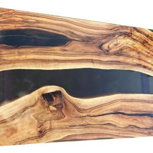 Epoxy Table, Live Edge Wooden Table, Epoxy Resin River Table, Natural Wood,Dining Table, Natural Epoxy Table, Resin Table