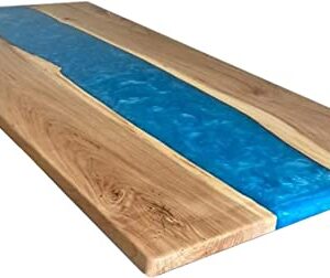 Epoxy Table, Epoxy Resin River Table, Live Edge Wooden Table, Natural Wood,Dining table, Natural Epoxy Table, Resin Table