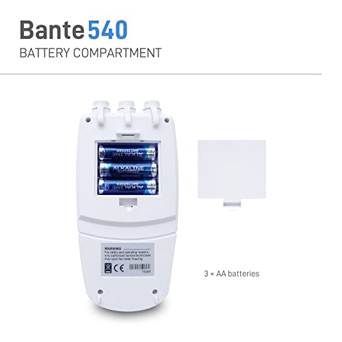 Bante 540 Portable Conductivity Meter | Resistivity, Conductivity, TDS, Salinity Meter | 0 to 200 mS/cm Range, ±0.5% Accuracy | Suitable for Sea Water Salinity and Routine Conductivity Measurements