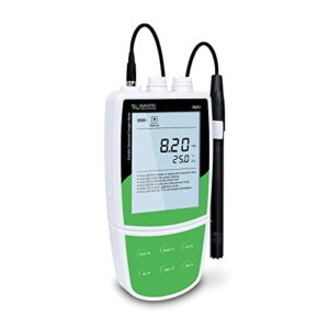 Bante 820 Portable Dissolved Oxygen Meter | Dissolved Oxygen Tester Kit | 10 ft Cable, 1 or 2 Points Calibration, 100 Sets of Data Storage, USB Communication Interface