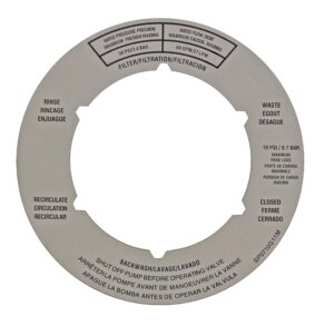 mulan spx0710g label plate replacement compatible with hayward multiport and sand filter valves