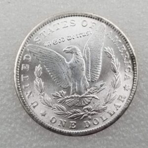 Kocreat 1895-S-COPY Morgan Dollar-Copper Plating Silver Coin-Replica U.S Old Original Pre Morgan Souvenir Coin Hobo Coin Lucky Coin Hobby Collection