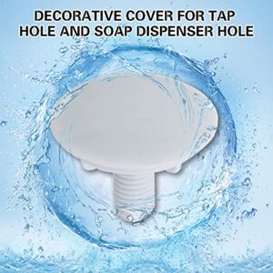 binyu Kitchen Sink Hole Cover - 4PCS Kitchen Sink Plug ABS+PP Material Hole Cover Prevent Water Leakage for Counter Space