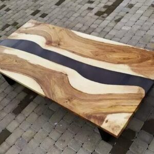 Epoxy Table, Epoxy Resin River Table, Live Edge Wooden Table, Natural Wood,Dining table, Natural Epoxy Table, Resin Table