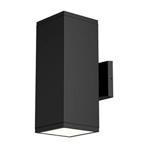 Double century Modern Outdoor Wall Lights,Porch Light Outdoor Wall,Aluminum Outdoor Wall Sconce,Exterior Up and Dwon Lighting for House,Doorway,Patio, Outside Light for A19 Bulb