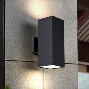 double century modern outdoor wall lights,porch light outdoor wall,aluminum outdoor wall sconce,exterior up and dwon lighting for house,doorway,patio, outside light for a19 bulb