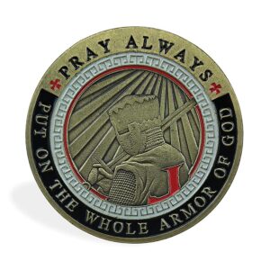 AtSKnSK Armor of God Challenge Coin Eph 6:13-17