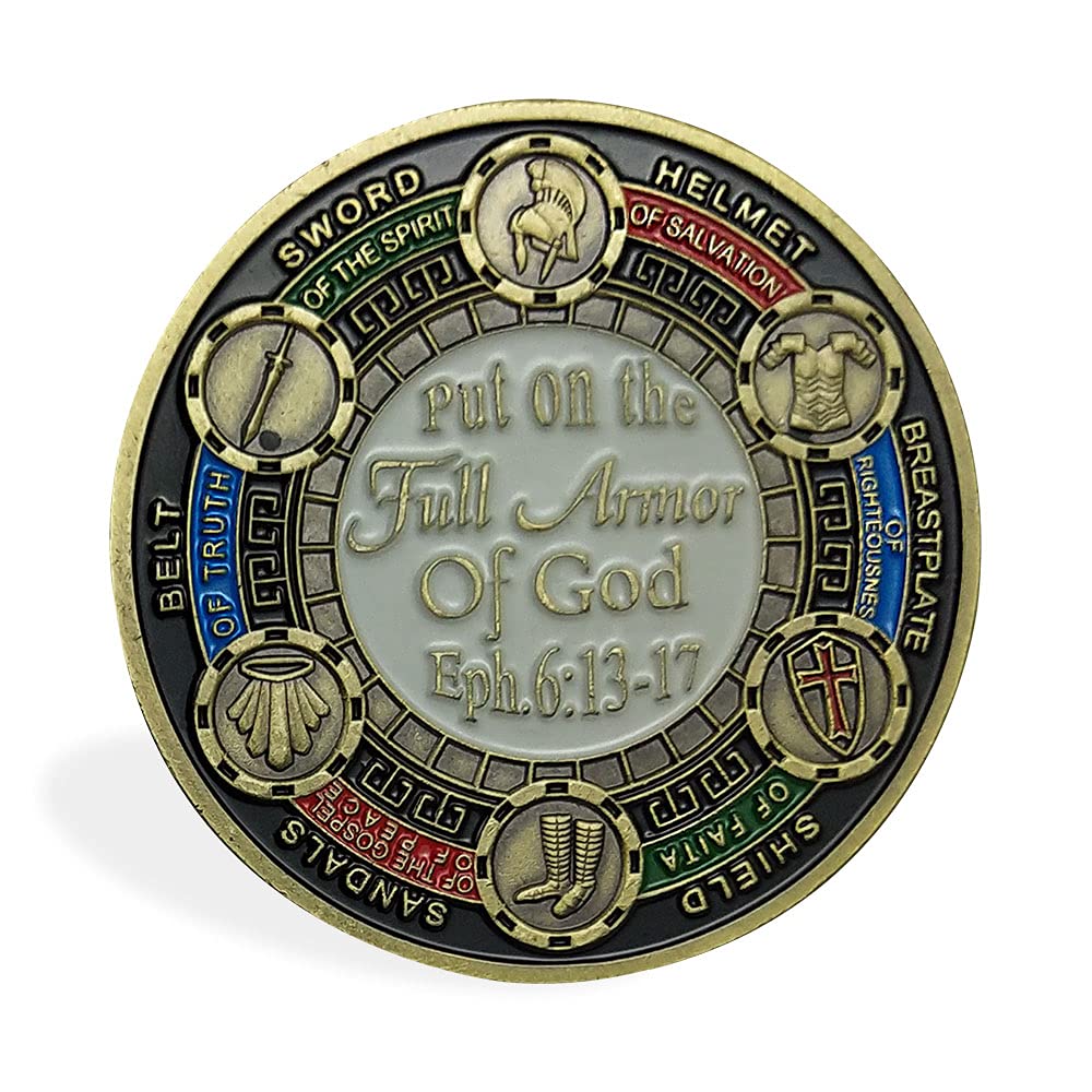 AtSKnSK Armor of God Challenge Coin Eph 6:13-17