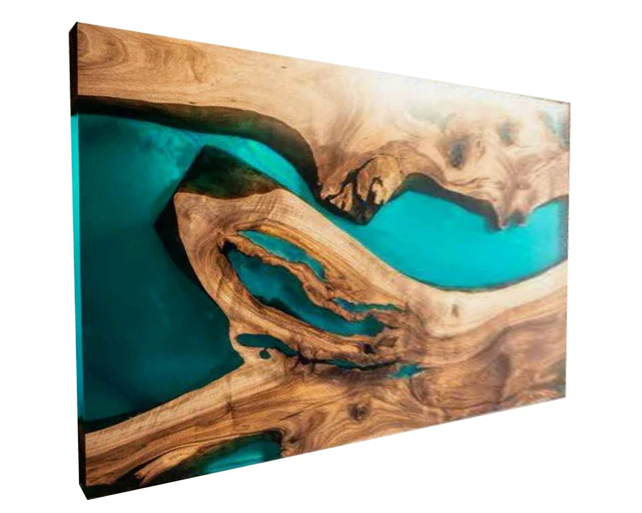 Epoxy Table, Epoxy Resin River Table, Live Edge Wooden Table, Natural Wood,Dining Table, Natural Epoxy Table, Resin Table