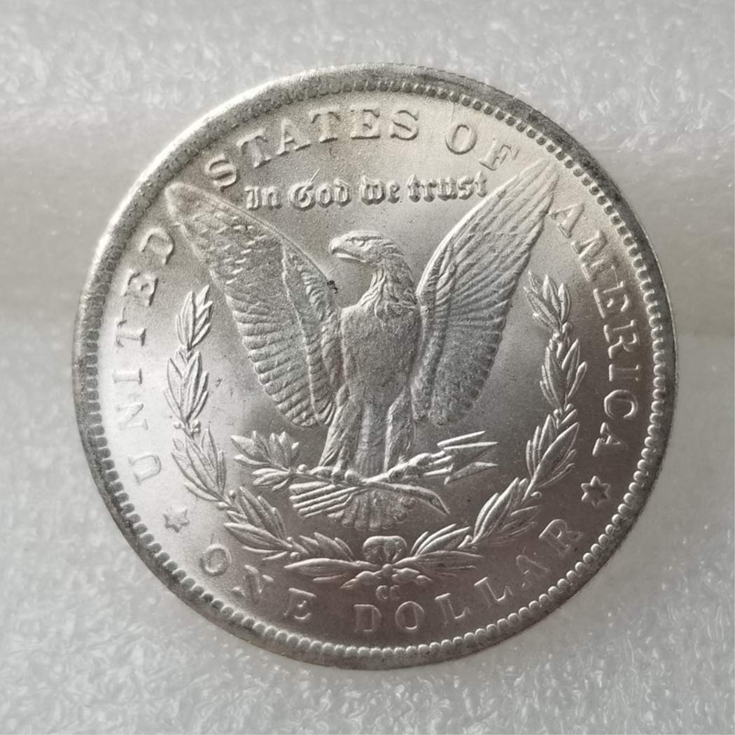Kocreat 1881CC-COPY Morgan Dollar-Copper Plating Silver Coin-Replica U.S Old Original Pre Morgan Commemorative Coins Hobby Collecting Replica