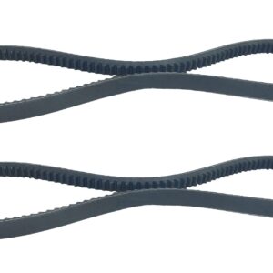 Missiscily Set of 2, 954-0430C Auger Drive Belt Fits MTD Cub Cadet 954-0430 754-0430 954-0430A 754-0430A Snow Blowers