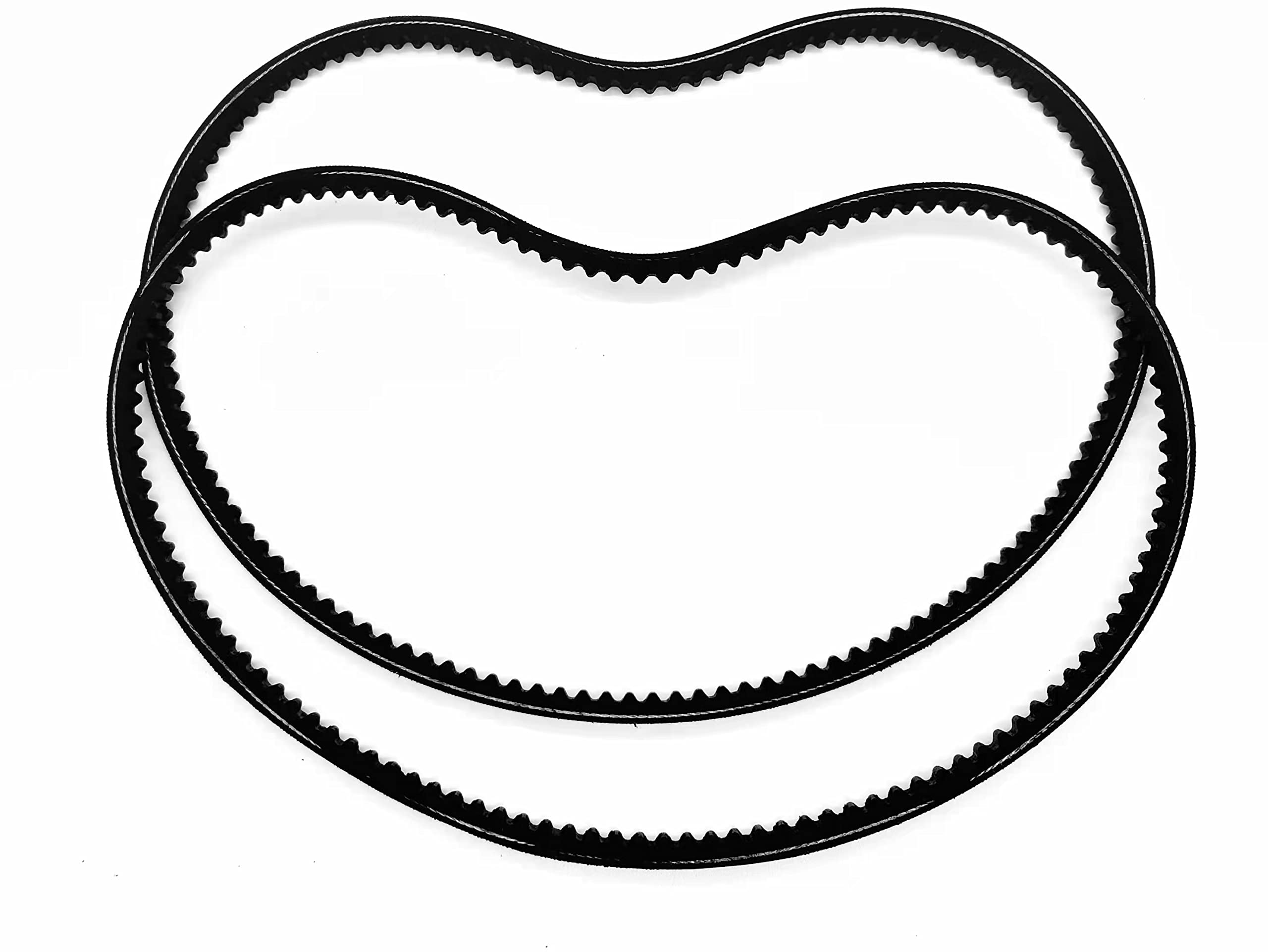 Missiscily Set of 2, 954-0430C Auger Drive Belt Fits MTD Cub Cadet 954-0430 754-0430 954-0430A 754-0430A Snow Blowers