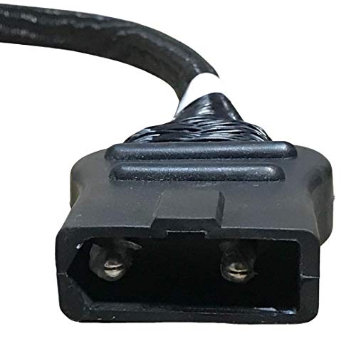 Western Fisher Snow Plow Battery Cable 2 PIN Plow Side Harness with Fisher and Western 2-Pin Truck Side Battery Cable Harness and Plug Cover