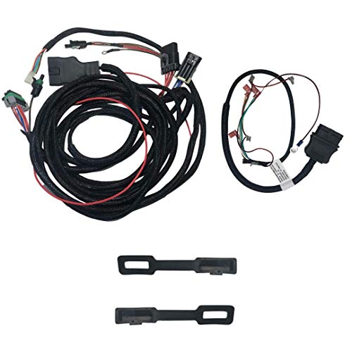 Replacement Fisher/Western 3 PIN PLOW Side Control Harness, Western Truck Side 3-Pin Isolation Module Control Wiring Harness, with 2 Pack Western/Fisher Snow PLOW Wire Harness Plug Covers