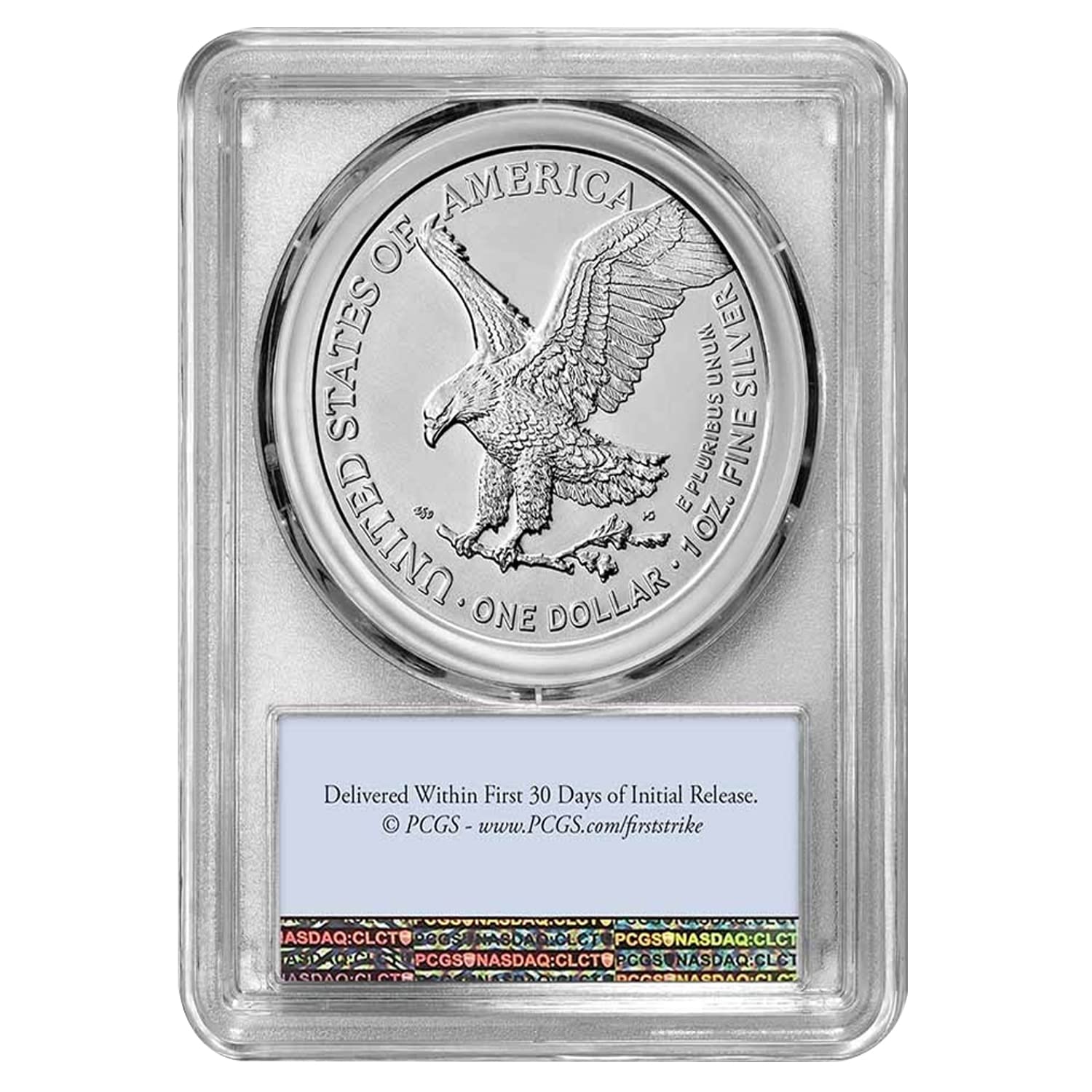 2021 American Silver Eagle - TYPE 2 - First Strike $1 MS-70 PCGS