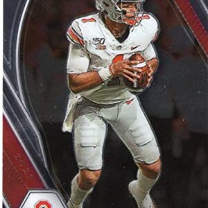 2021 Panini Prizm Draft Picks #121 Justin Fields Ohio State Buckeyes RC Rookie Card Official NCAA Football Trading Card in Raw (NM or Better) Condition