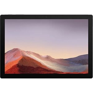 microsoft surface pro 7 12.3" tablet 256gb wifi x4 1.1ghz, matte black  (renewed)