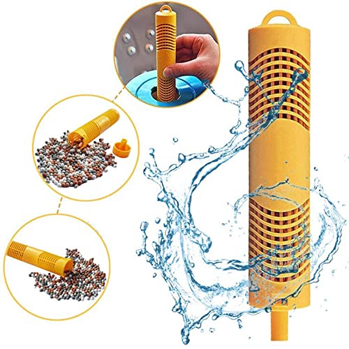 Joepoe SPA Mineral Stick Parts,Hot Tub Stick with 4 Months Lifetime Cartridge Universal for Hot Tub&Pool (Yellow,2-Pack)